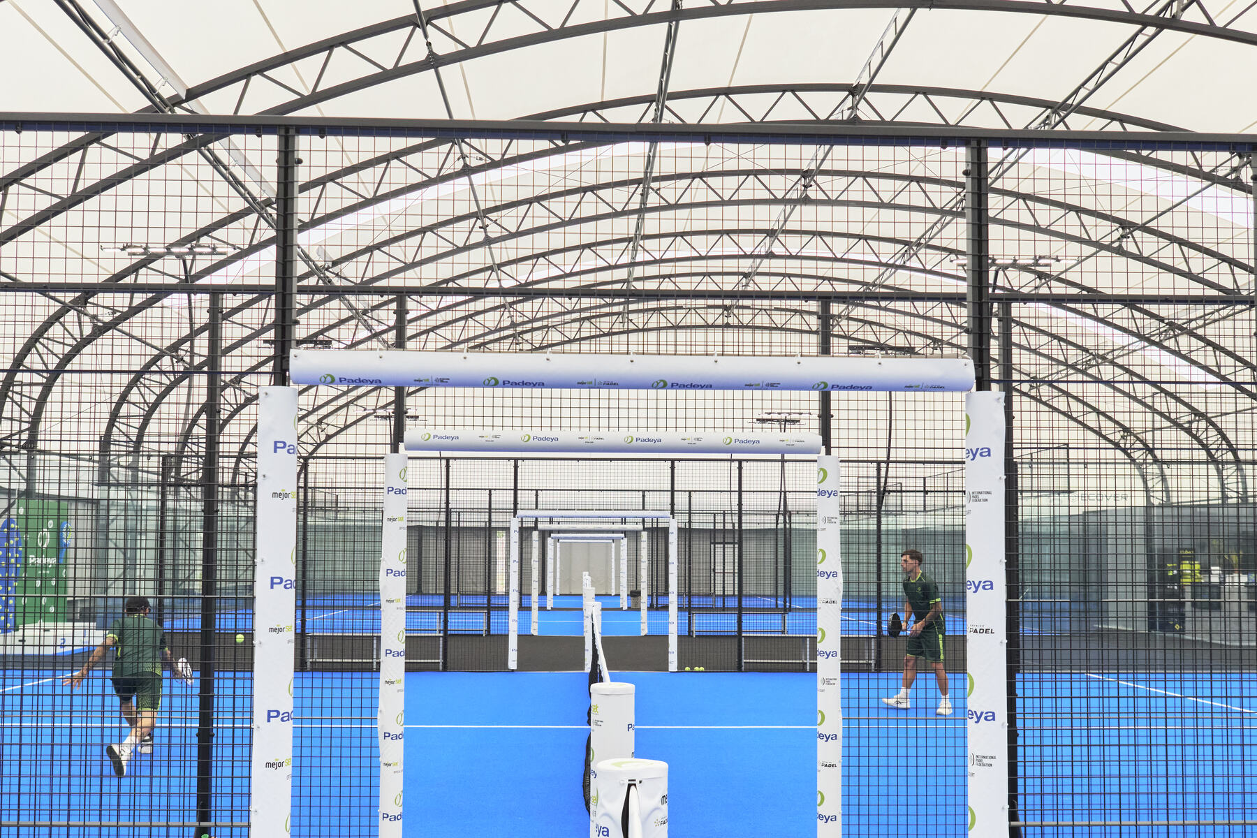 Panoramica dei campi da padel